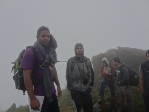 KK-san & Narveer at Mullayanagiri Peak